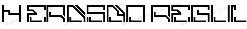 H ERASBO Regular字体转换